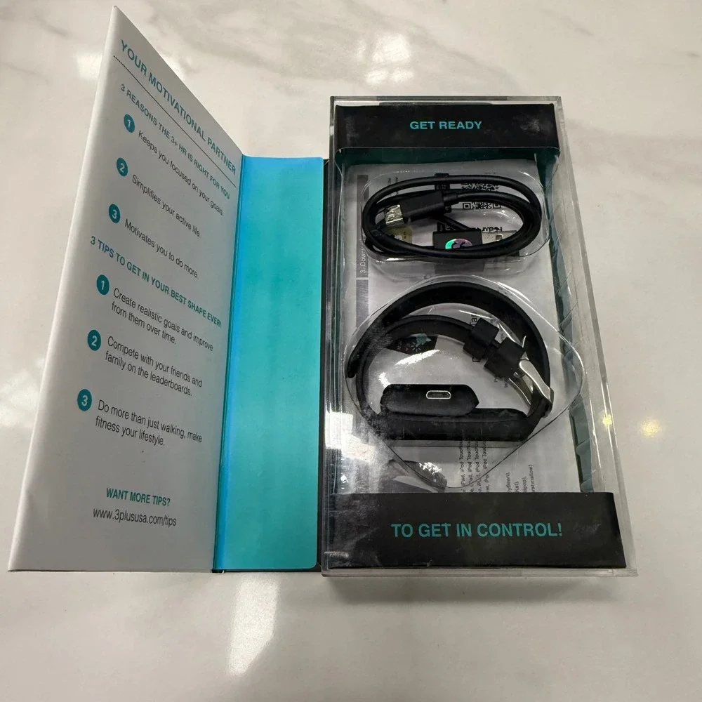 3PLUS Elite Series HR Activity Tracker with Heart Rate Monitor - Color Touchscre